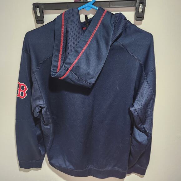 Nike Therma Fit Boston Red Sox MLB Blue Full Zip Up Hoodie Mens Size Large - Picture 2 of 11